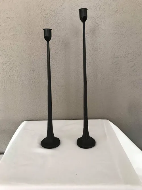 Iron Candlesticks