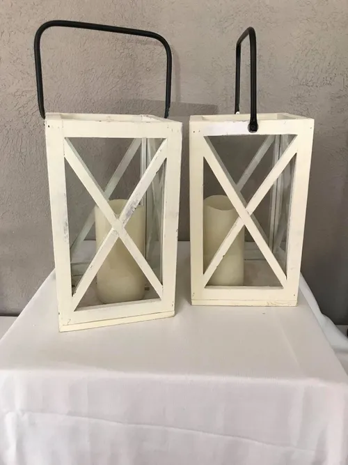 Chic White Lanterns