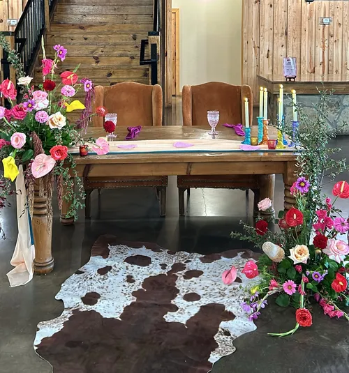 6ft Farmhouse Wooden Table