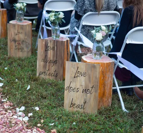 Love is...Aisle Signs