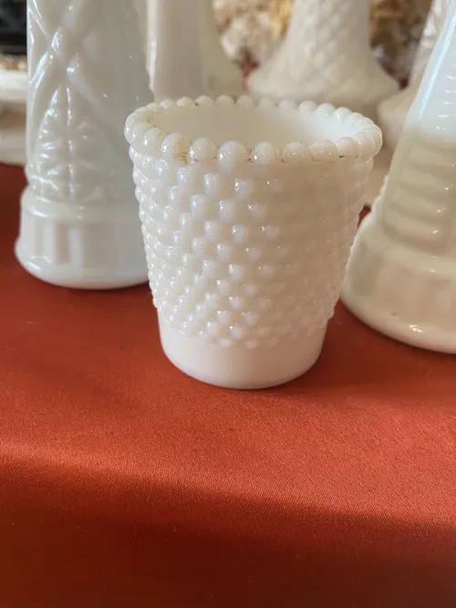 Milk Glass Votives
