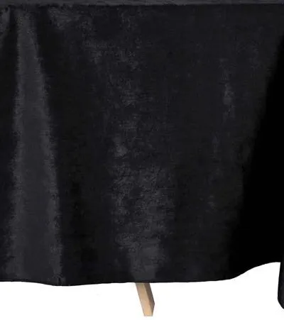 Black Velvet Tablecloth