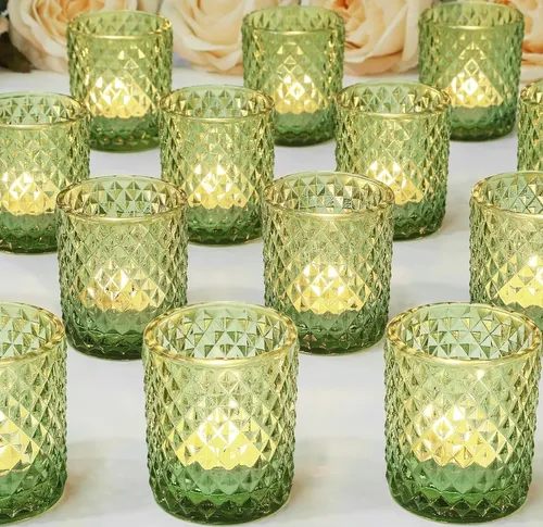 Vintage Green Votive