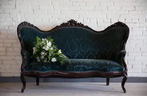 Teal Settee
