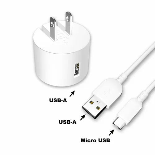 USB to Mini USB w/ Wall Adapter