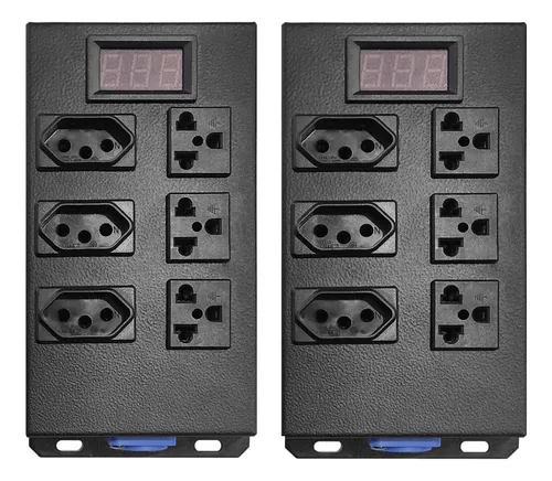 Régua 6 Tomadas powercon