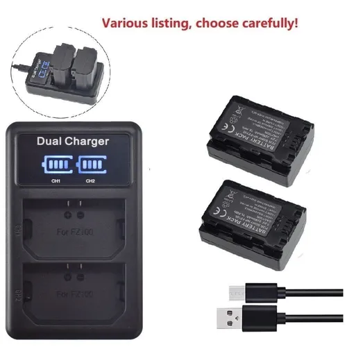 Carregador Bateria Sony FZ