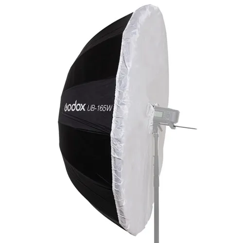 Sombrinha Parabólica Branca Godox UB-165W Com Difusor