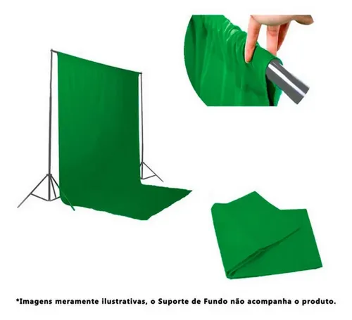 Fundo infinito Chromakey com suporte