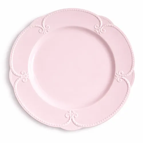 Pink Porcelain Dinner Plate