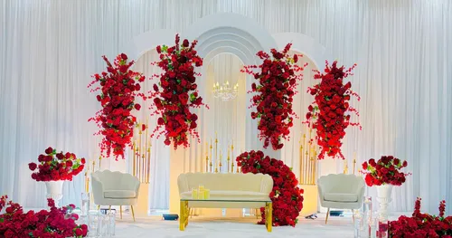Triple Layered U-Arch Stage Decor