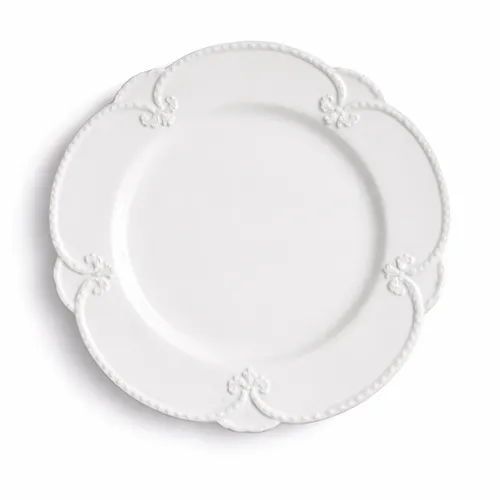 White Porcelain Dinner Plate