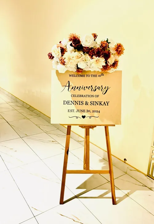 Wooden Easel Sign Stand