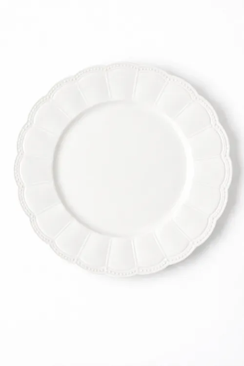 White Porcelain Charger Plate