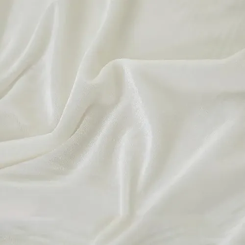 White Velvet Drape