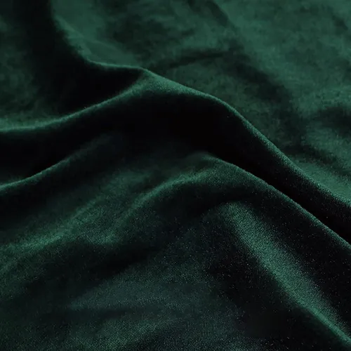 Dark Green Velvet Drape 