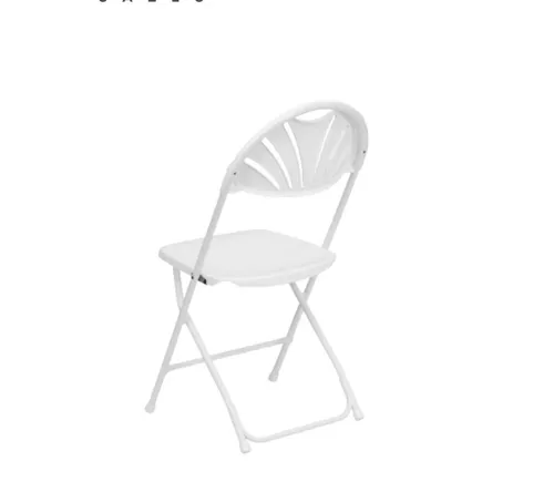 White Folding Chair
