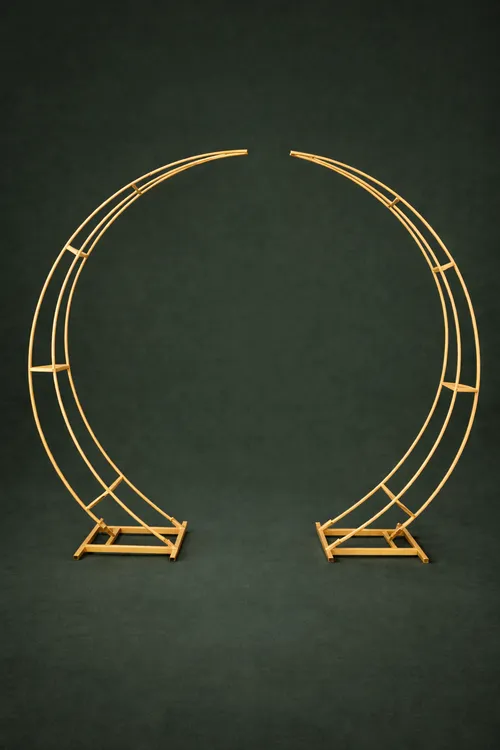 Gold Crescent Arch Frame