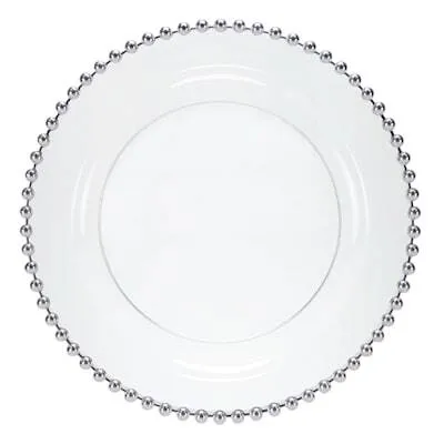 Clear Glass Charger Plate