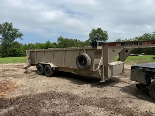 20' GN Dump Trailer 20K GVWR 8 Ton capacity 