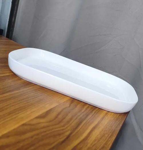 Bandejas Rectangular Blanca