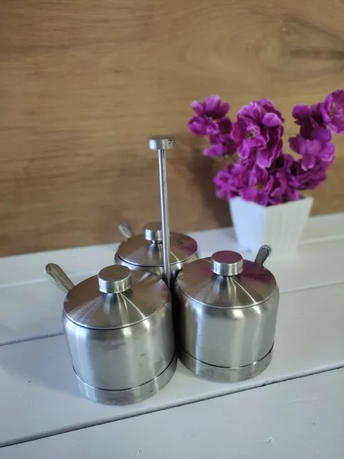 Salsera trio (acero inoxidable)