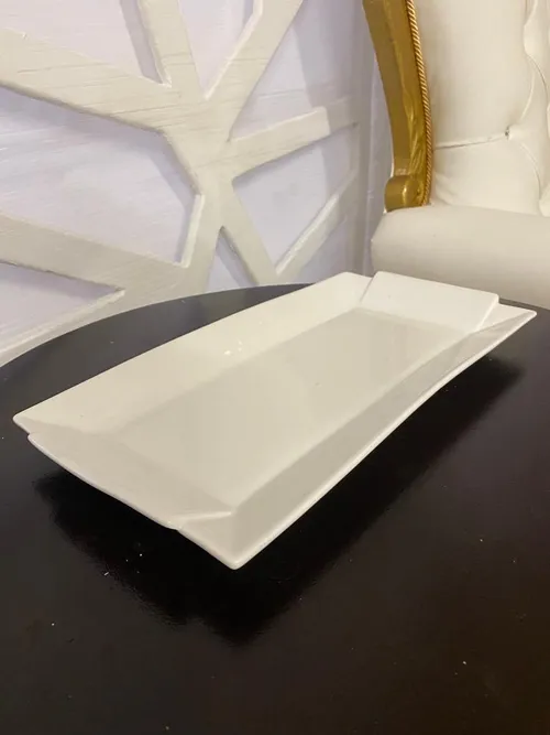 Bandejas Rectangular Blanca