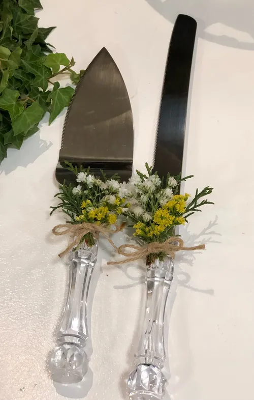 Juego de cuchillos para novios