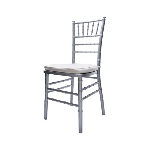 Silla Tiffanys Plateadas Bajas