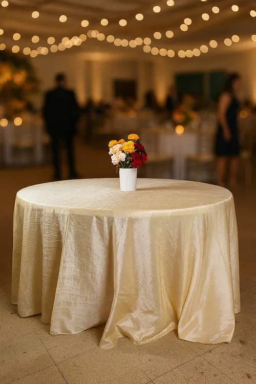 Mantel Redondo para Mesa de 60 pulg