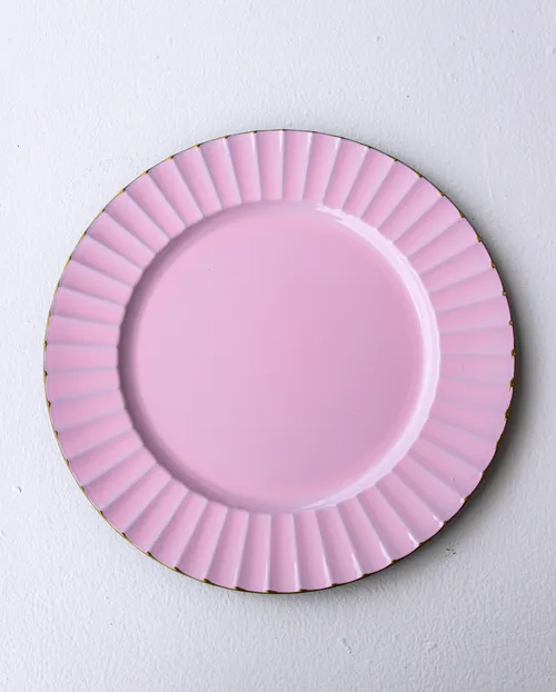 Porta plato rosado