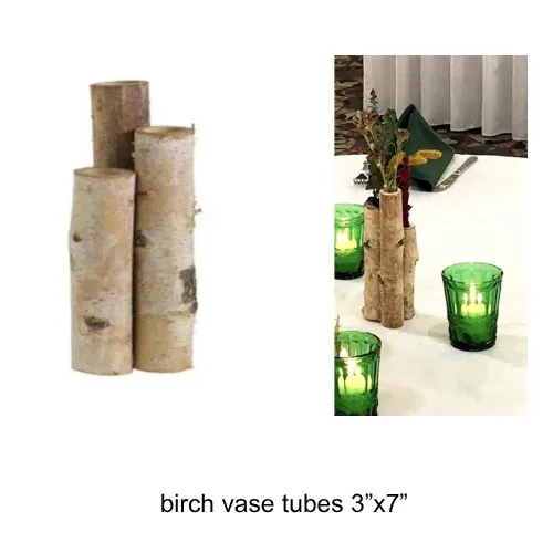 Birch Vase Tubes