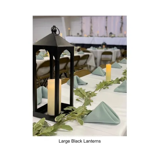 Large Black Lanterns