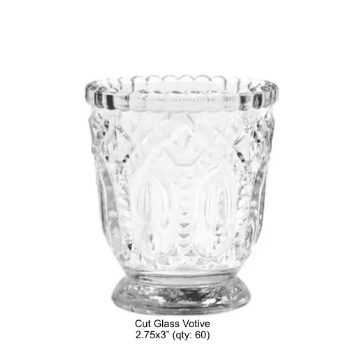 Cut Glass Votive