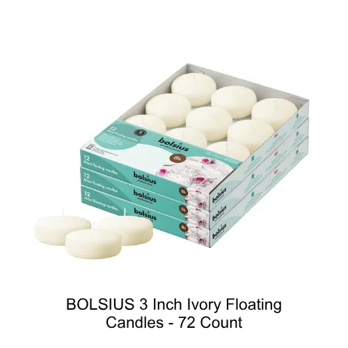 Ivory Floating Candles (72ct)