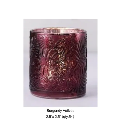 Burgundy Votives
