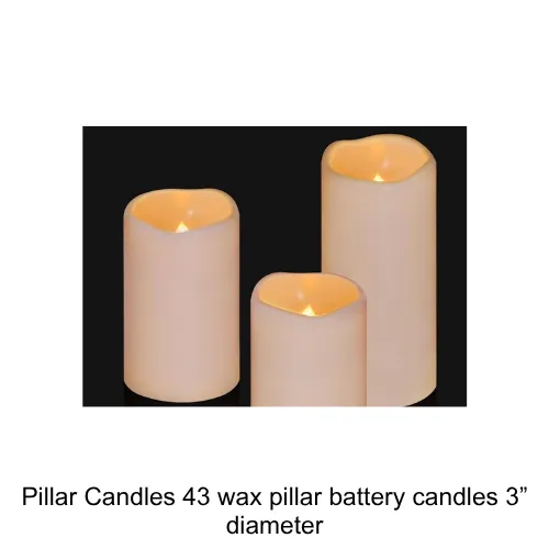 Pillar Candles (battery)