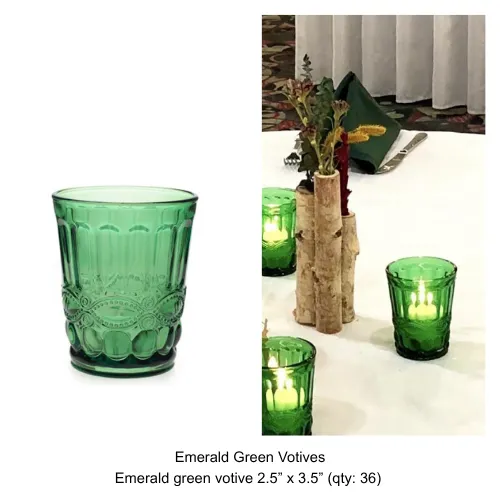 Emerald Green Votives