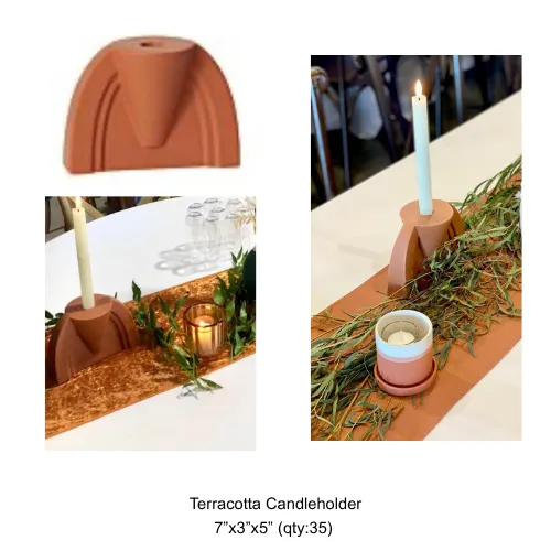 Terracotta Candleholder