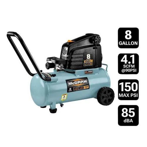 8 gallon air compressor