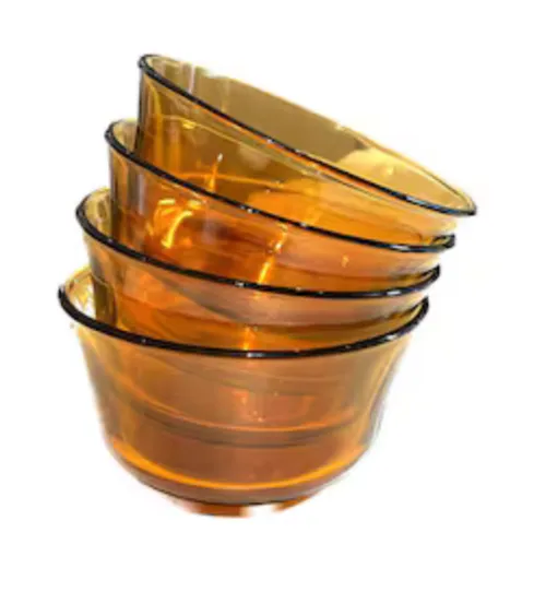 CURRY BOWL (BROWN GLASS) 