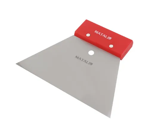 SCRAPER WITH PLASTIC HANDLE 7 INCH