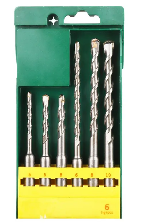 DRILL BIT 6 PC SET BOSCH (CONCETE SDS PLUS)