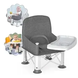 Baby Travel Booster Seat with Double Tray