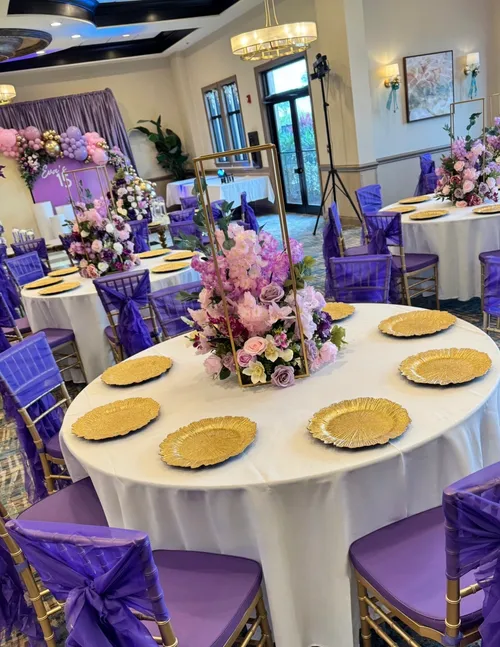 Fake flower arrangement 