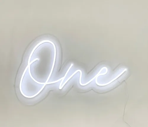 Neon One Sign 