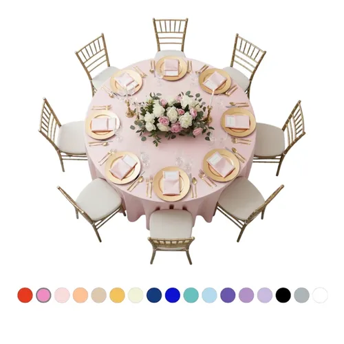 Taffeta round tablelcoth 