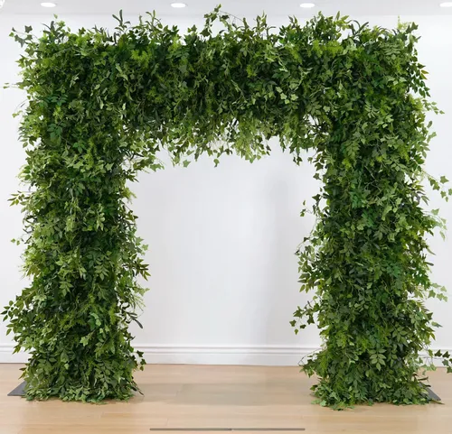 3D flower wall and greenery 