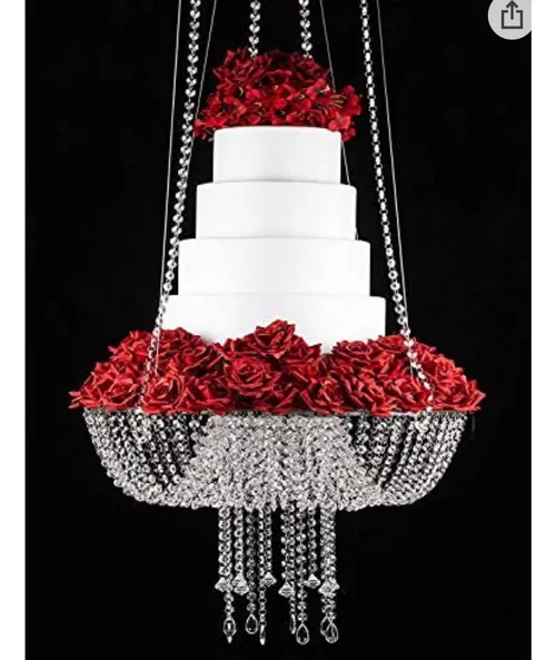 Cake Stand Hanging with Crystal Beaded