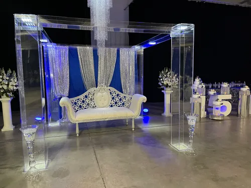 Silver Lounge Throne
